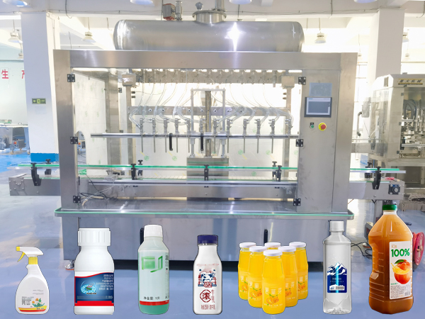多頭液體灌裝機生產線